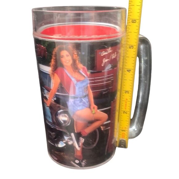 Vintage SNAP-ON Tools Thermo-Serv Plastic Mug Beer Coffee Anita Jan Feb 1992 - Picture 3 of 11